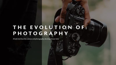 Black Photography Presentation Cover Widescreen