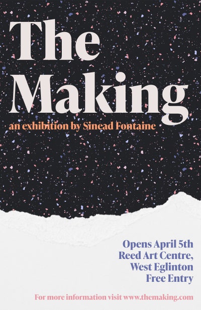 Terrazzo Patterned Exhibition Poster