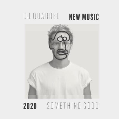 Minimal Black and White DJ Quarrel Album Cover