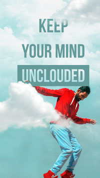 Blue and Red, Light Toned Mind Health Quote Instagram Story Top Templates of 2019