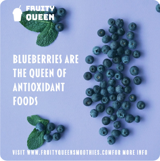 Blueberries are the queen of antioxidant foods