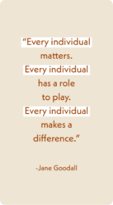 Every individaul matters.