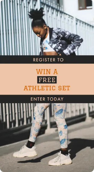 Register to win a free athletic set