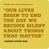 Our lives begin to end