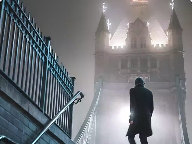 London Bridge yöllä