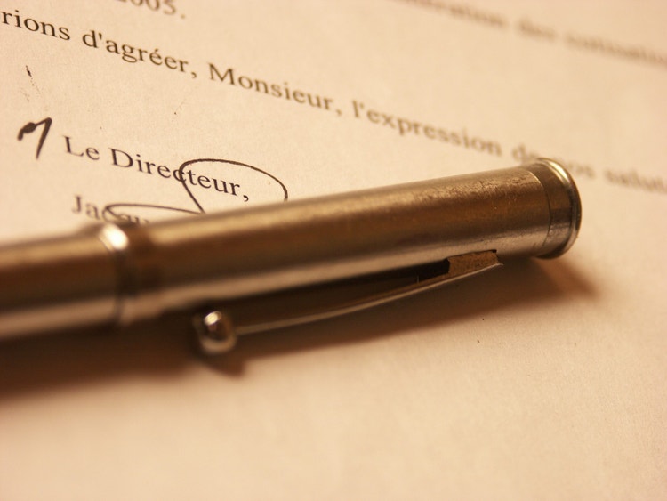 Une formule de politesse sur une lettre de motivation