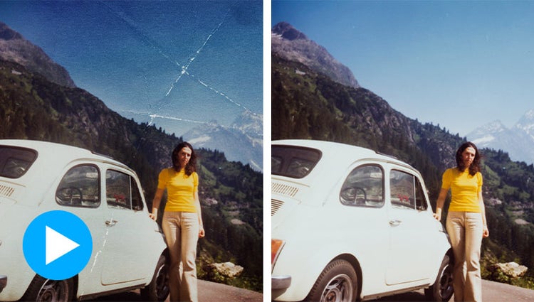 Regarder la vidéo sur la restauration de photos