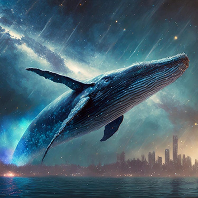 Création d’une baleine spatiale généré par l’IA à l’aide d’Adobe&nbsp;Firefly