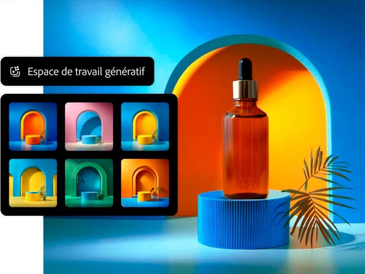 Fonctionnalité Espace de travail génératif avec l’IA de Photoshop