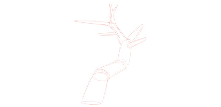 Esquisse de la structure de base d’un arbre