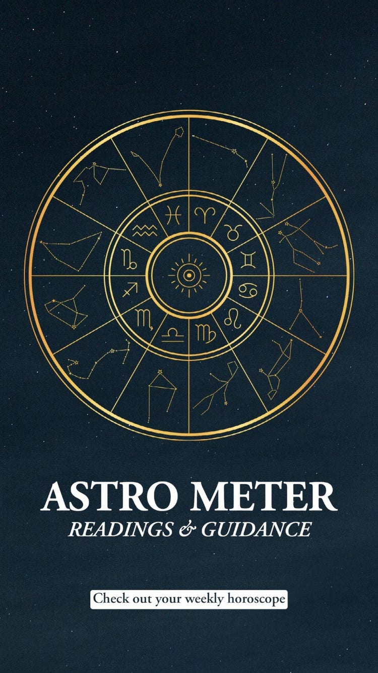 Navy Gold Astro Meter Zodiac IG Story