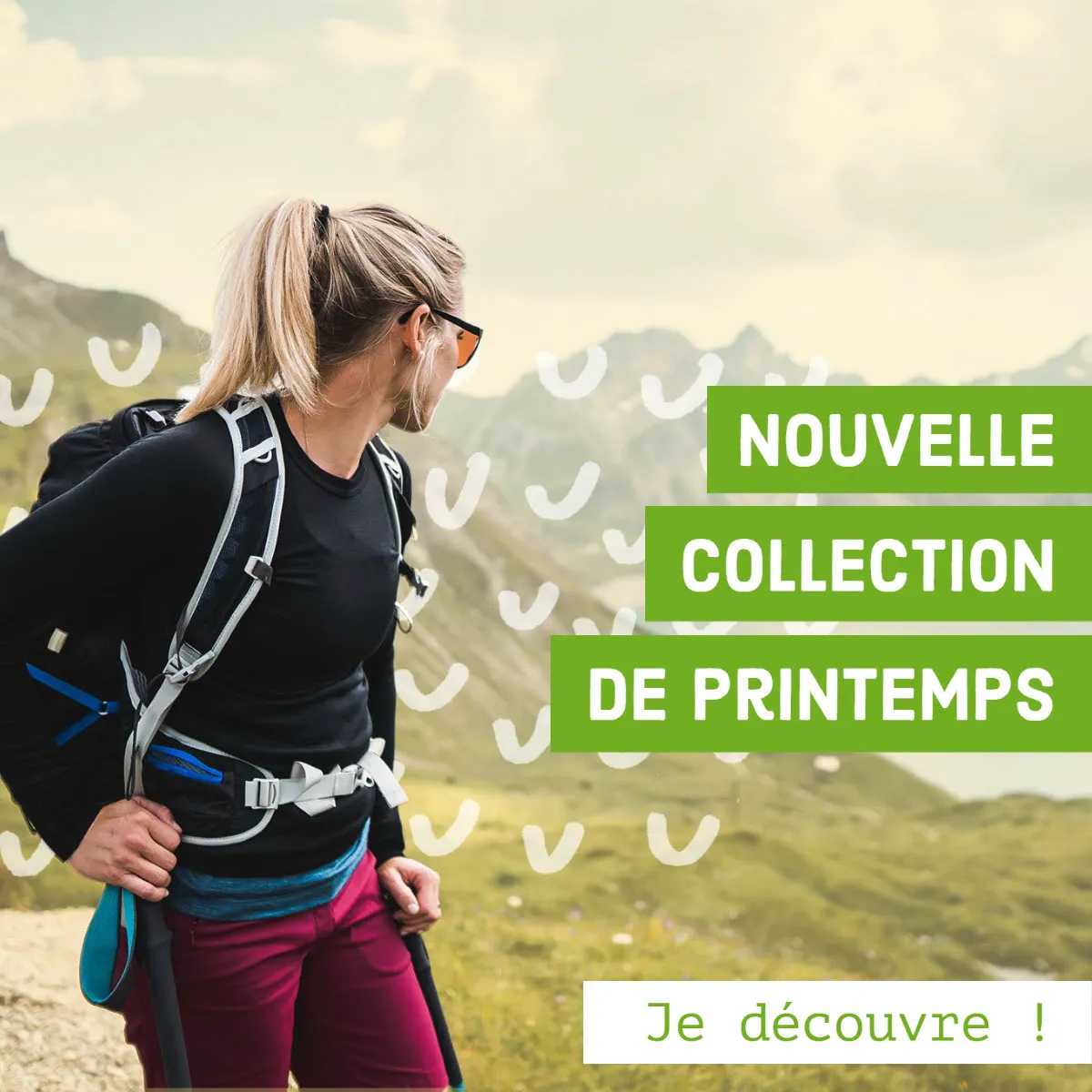 Green Hiking Gear New Collection Facebook Ad