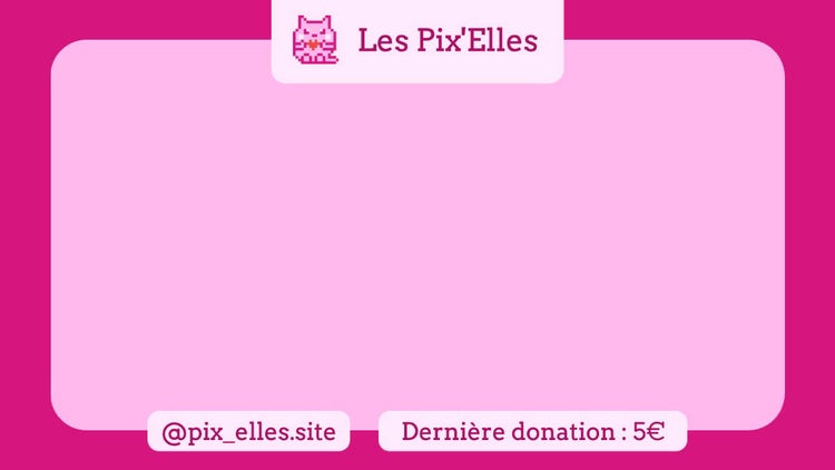 Pink Pixels Gaming Twitch Video Banner