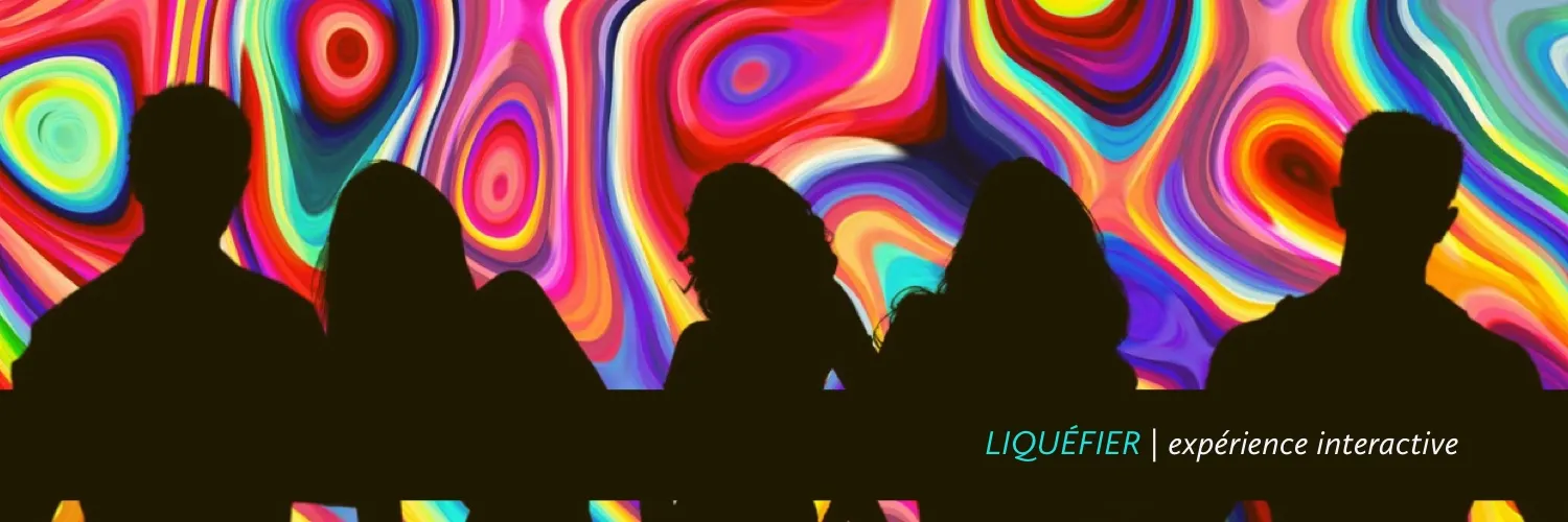 Pshychedelic multicolor Twitter header 