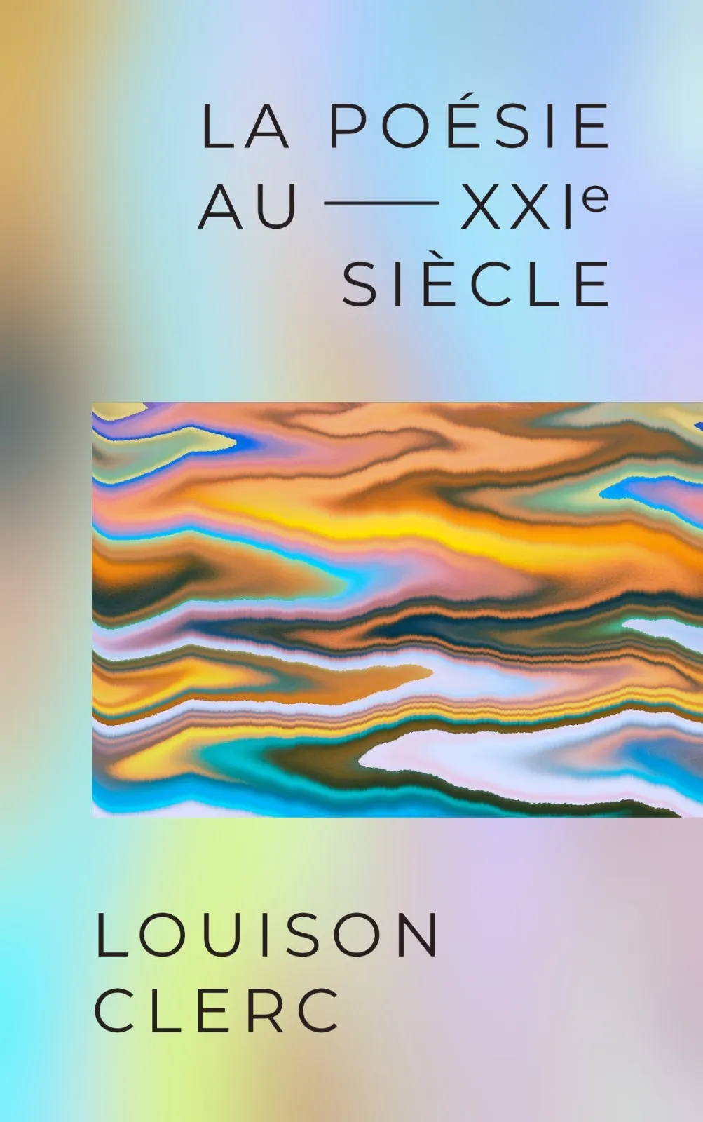 Multicolour Waves Poetry Book Cover