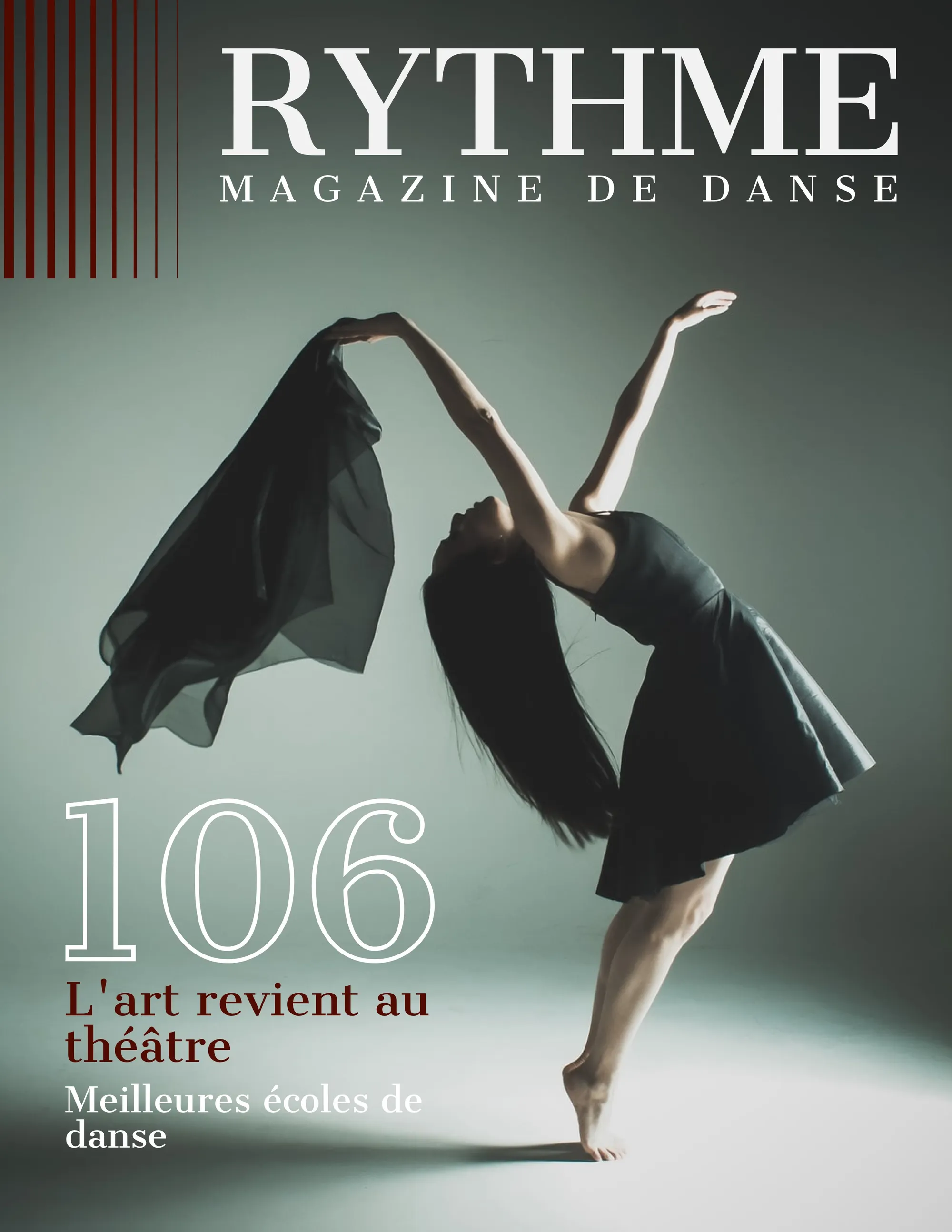Grey Dancer Rhythm Magazine Cover 