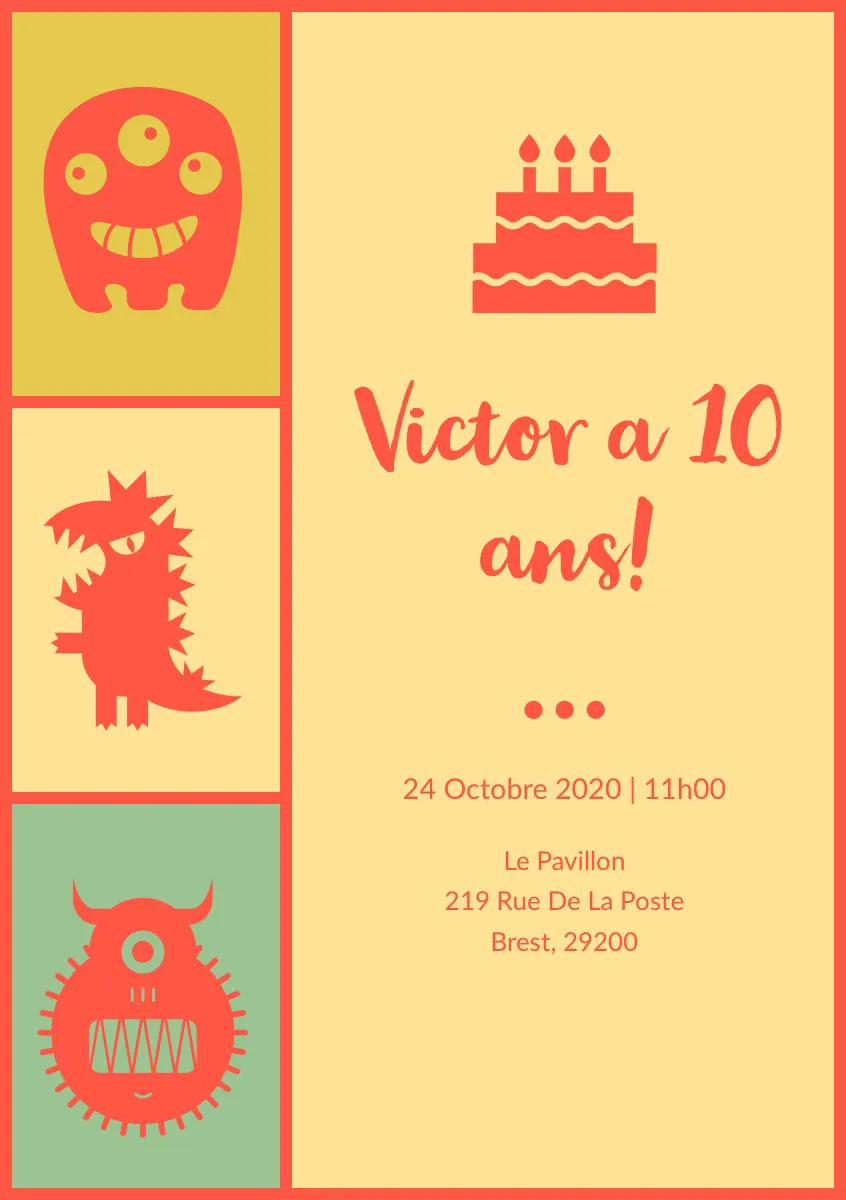 Victor a 10 ans!