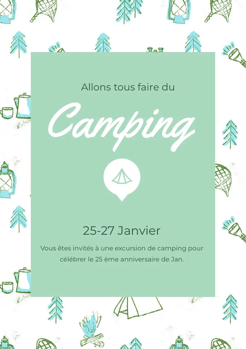 Camping<BR>
