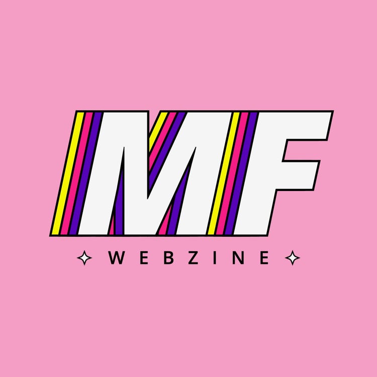Colorful Pop Webzine Initials Logo
