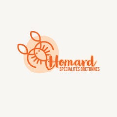 Orange lobster speciality logo