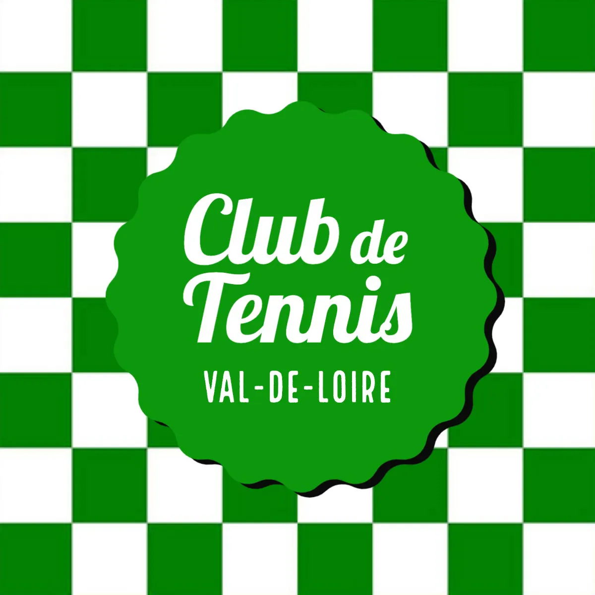 Green Tennis Club T-Shirt Design Logo