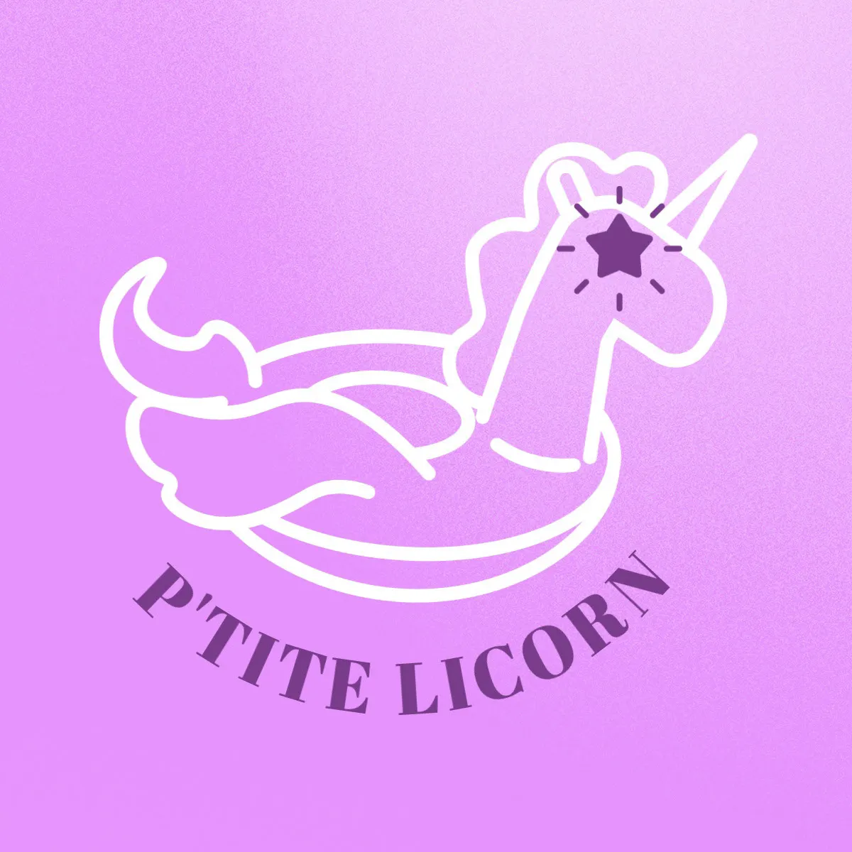 Purple pink Game Logo