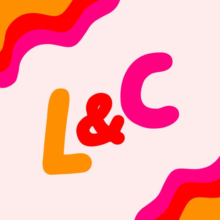 Pop Colored Friends Initials Logo