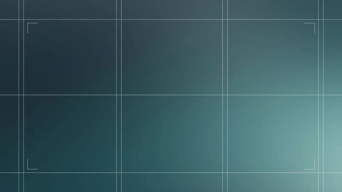 Dark Green Grid Desktop Wallpaper