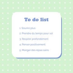 Light green and purple To do list Instagram Square