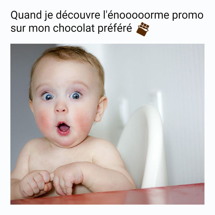 Cute Funny Baby Face Chocolate Meme