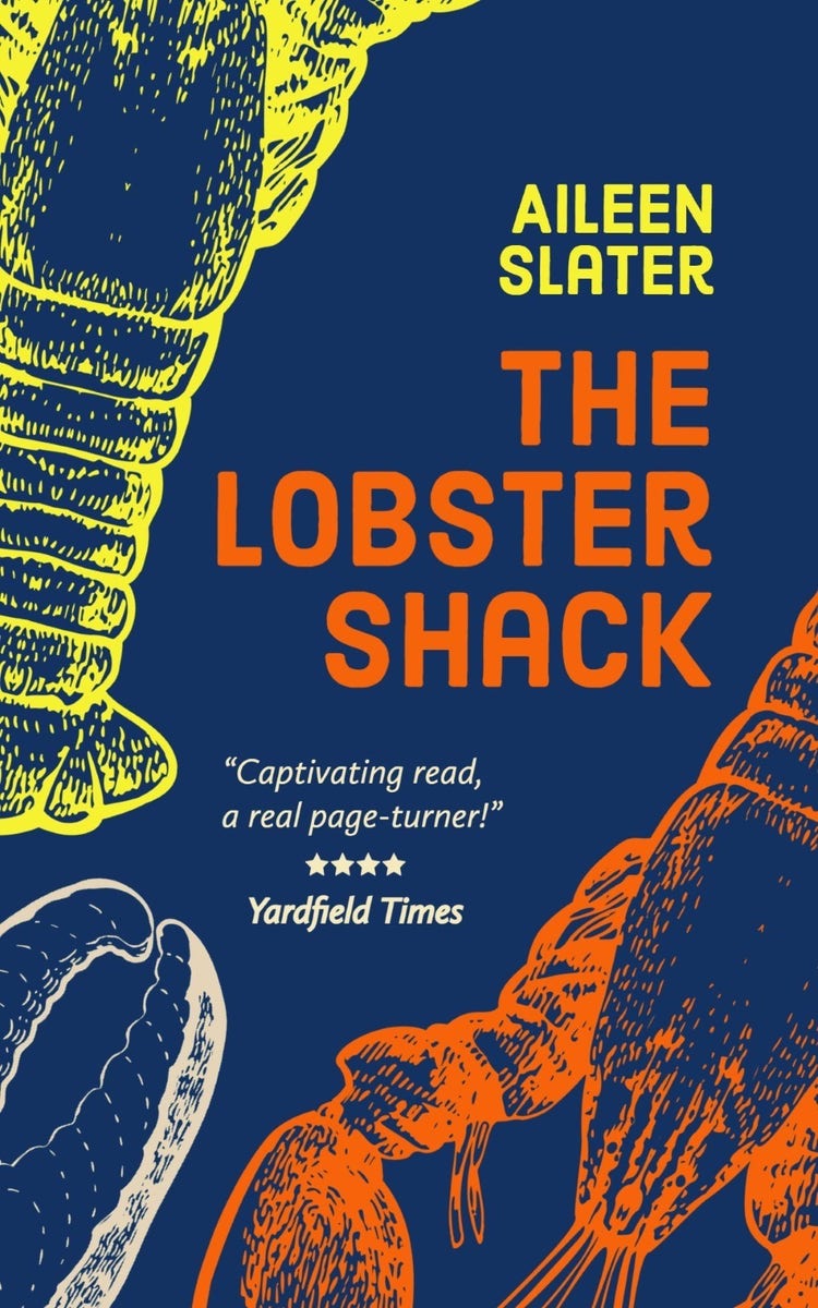 Blue, Yellow and Orange Lobster E-Book Cover