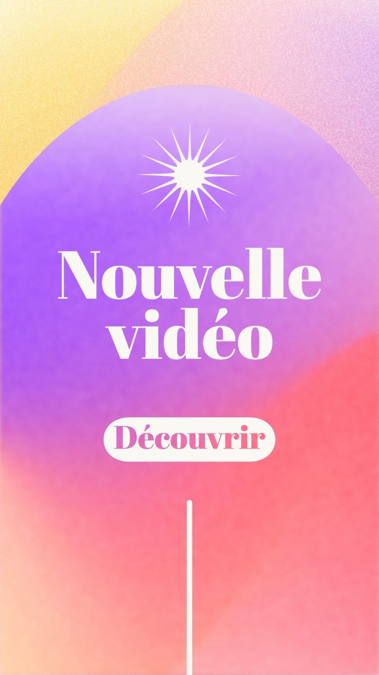 Colorful Gradient New Video Facebook Story