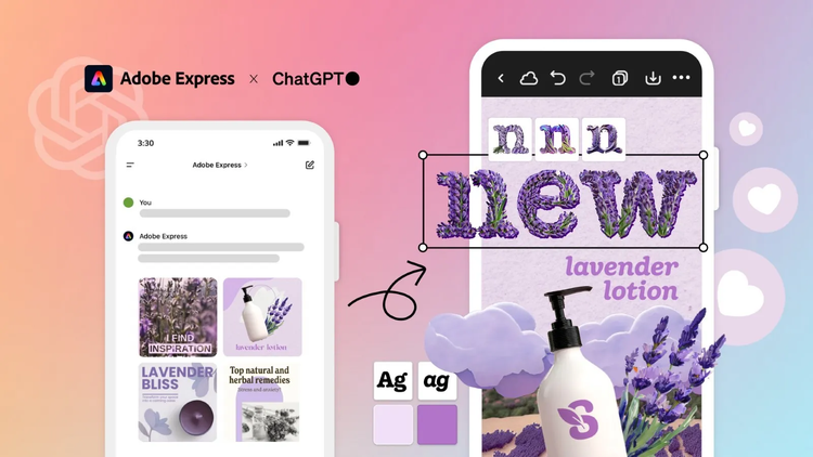Branding avec l’IA ChatGPT et Adobe Express