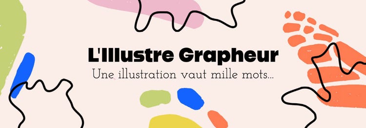 light pink organic shapes illustrator tumblr banner