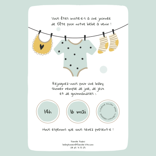 De superbes idées pour votre fête prénatale