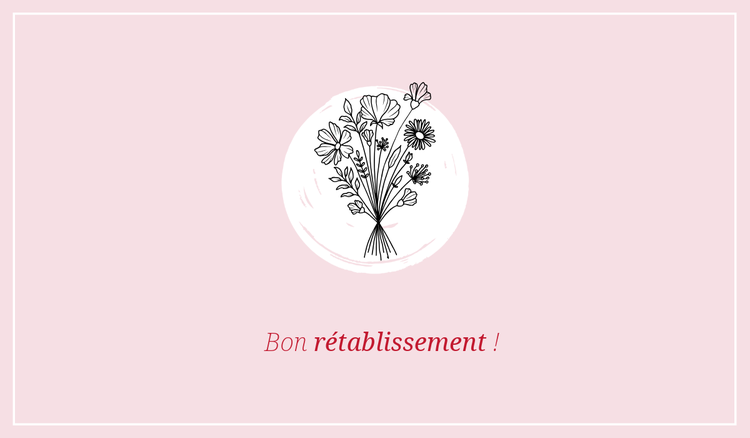 Messages de bon rétablissement