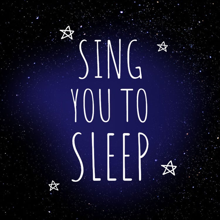 Blue and White Stars Sleeping Playlist Cover