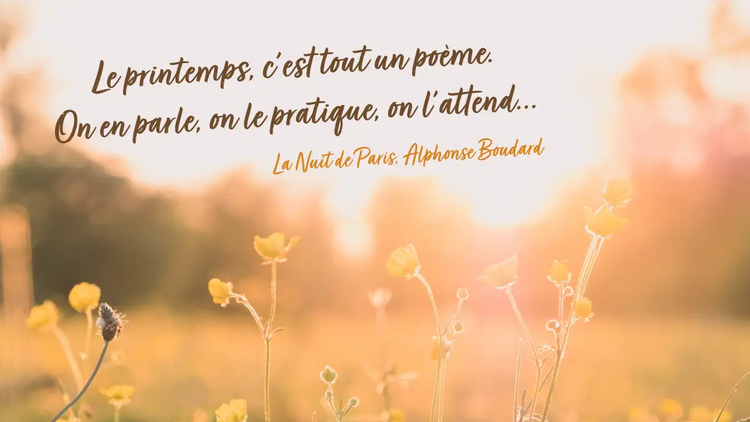 Citations de printemps sur le renouveau saisonnier