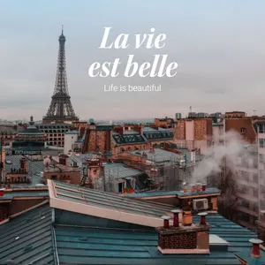 Light Toned France Travel Ad Instagram Post Taille d'image sur Facebook