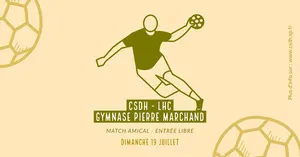 Yellow Handball Event Facebook Cover  Taille d'image sur Facebook