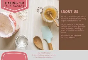 Baking Basics Brochure Brochure
