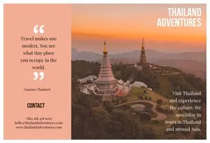 Pink With Thailand View Brochure Brochure