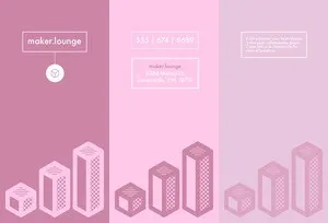 Pink Creative Lounge Brochure Brochure