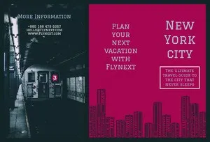Claret and Black New York City Brochure Brochure