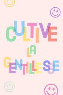 Colorful Smiley Kidness Quote Pinterest Post