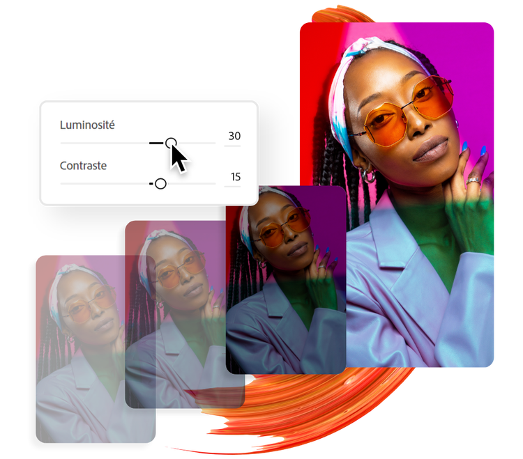 Éclaircissez des images en ligne gratuitement Adobe Express