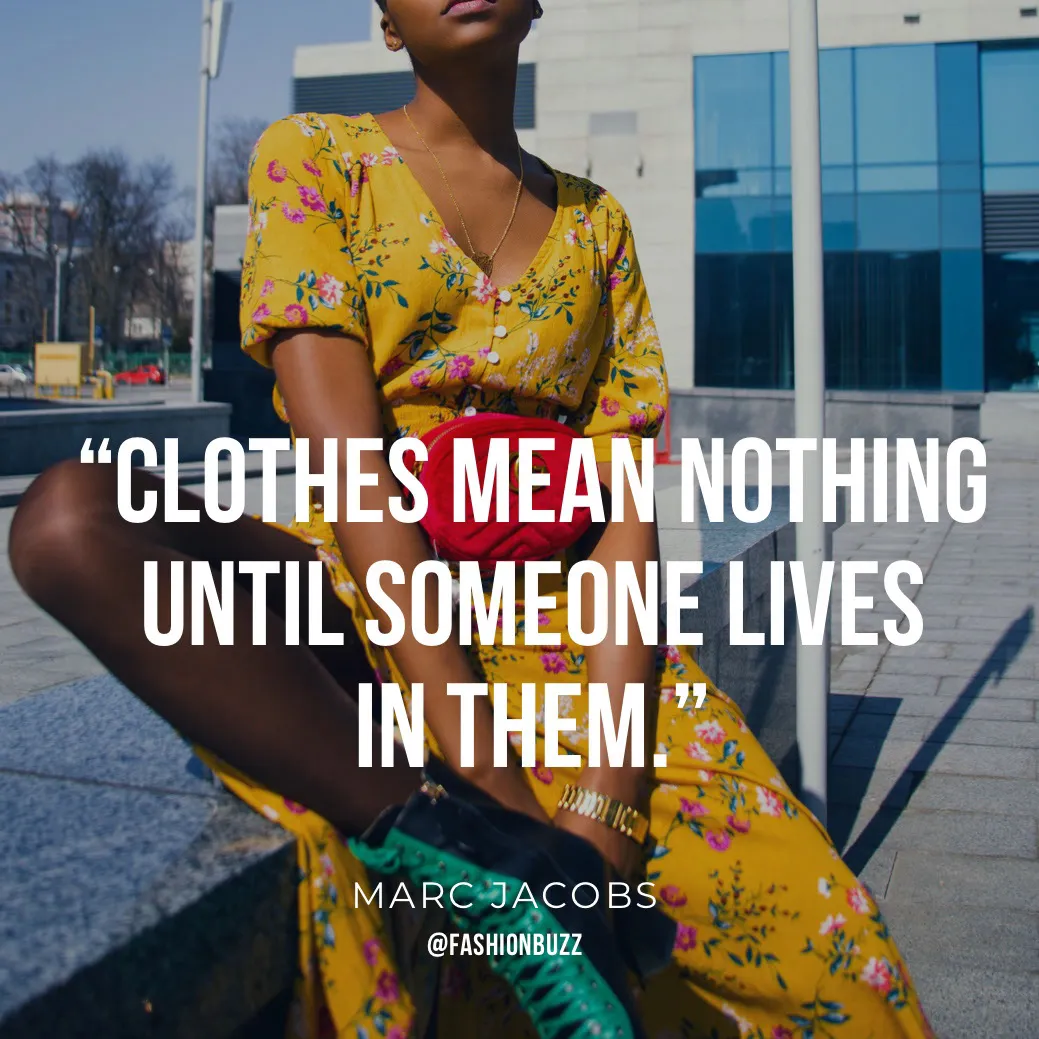 Fashion Quote Instagram Post with Woman in Dress