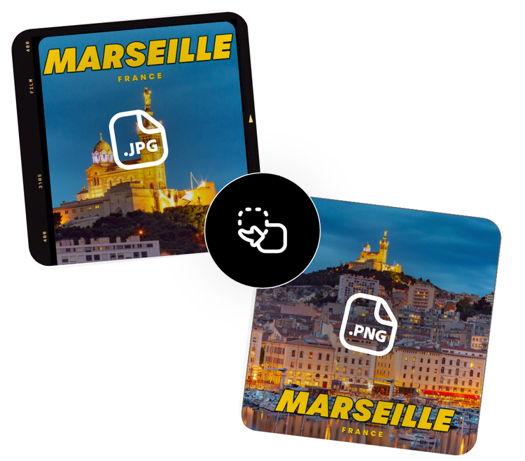 Convertissez facilement des fichiers JPG en PNG