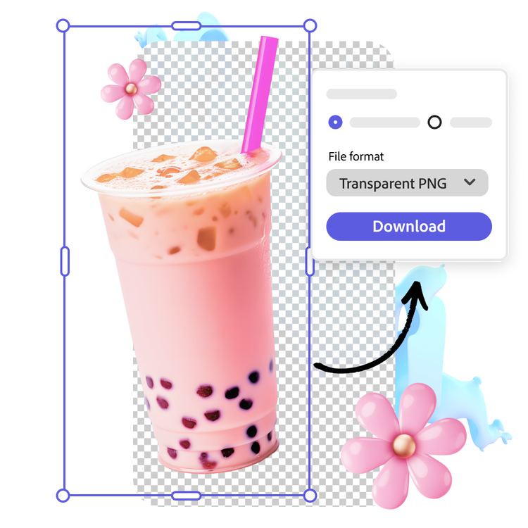Utilisez votre image avec un arrière-plan transparent