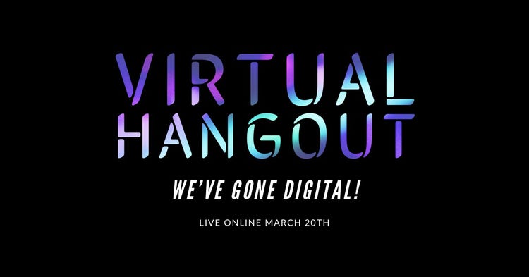 virtual hangout facebook event